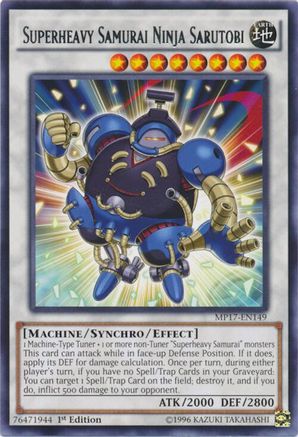 Superheavy Samurai Ninja Sarutobi [MP17-EN149] Rare