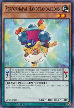Performapal Handstandaccoon [MP17-EN174] Common