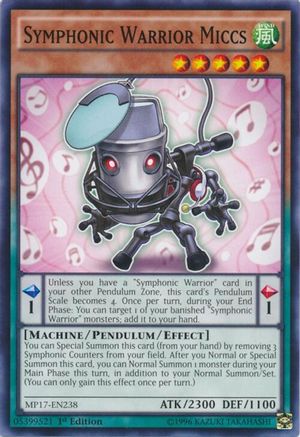 Symphonic Warrior Miccs [MP17-EN238] Common