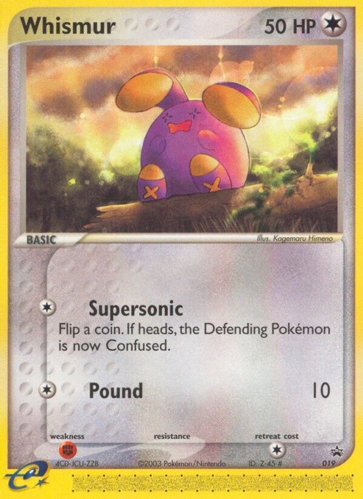 Whismur (019) [Nintendo: Black Star Promos]