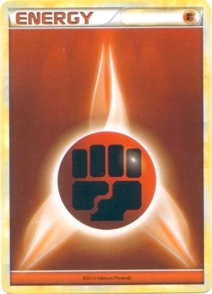 Fighting Energy (2010 Unnumbered HGSS Style) [League & Championship Cards]