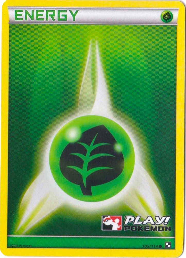 Grass Energy (105/114) (Play Pokemon Promo) [Black & White: Base Set]