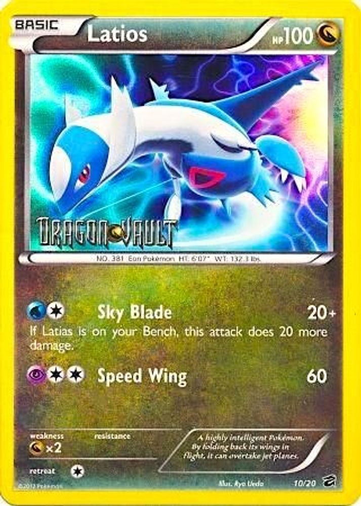 Latios (10/20) (Blister Exclusive) [Black & White: Dragon Vault]