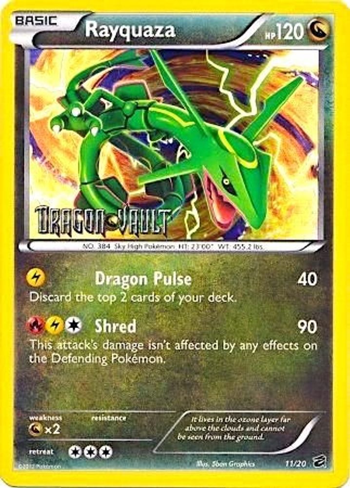 Rayquaza (11/20) (Blister Exclusive) [Black & White: Dragon Vault]