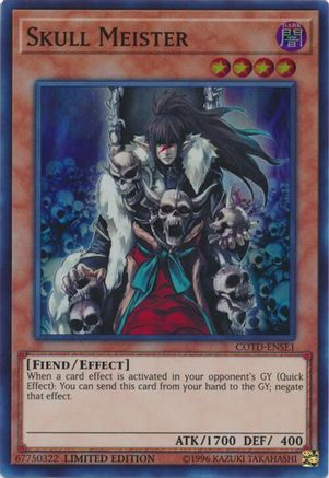 Skull Meister [COTD-ENSE1] Super Rare