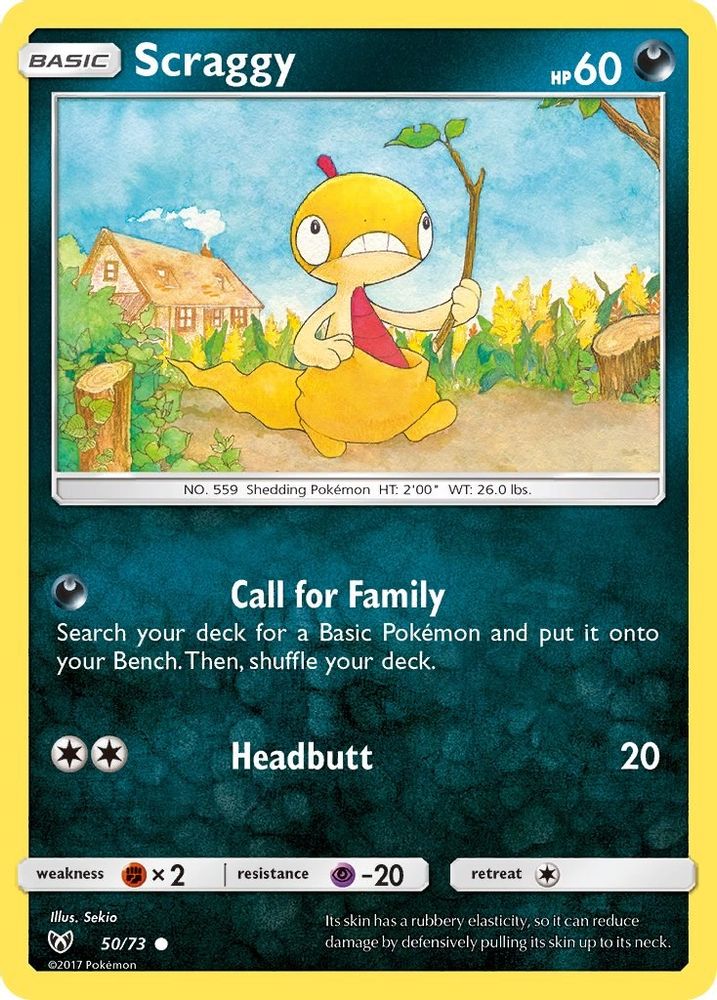 Scraggy (50/73) [Sun & Moon: Shining Legends]