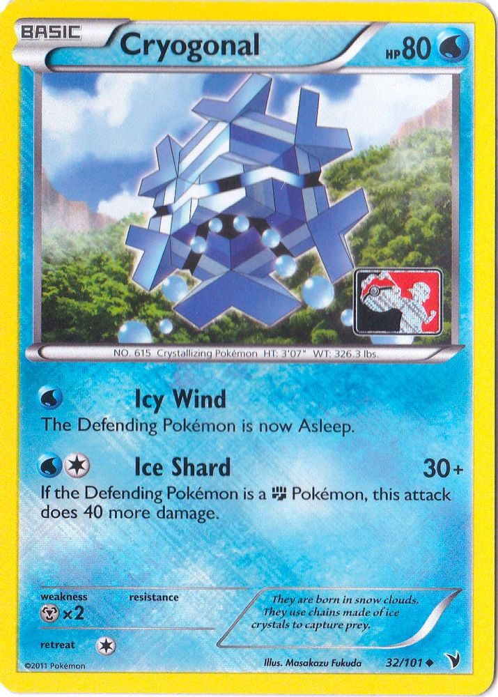 Cryogonal (32/101) (League Promo) [Black & White: Noble Victories]