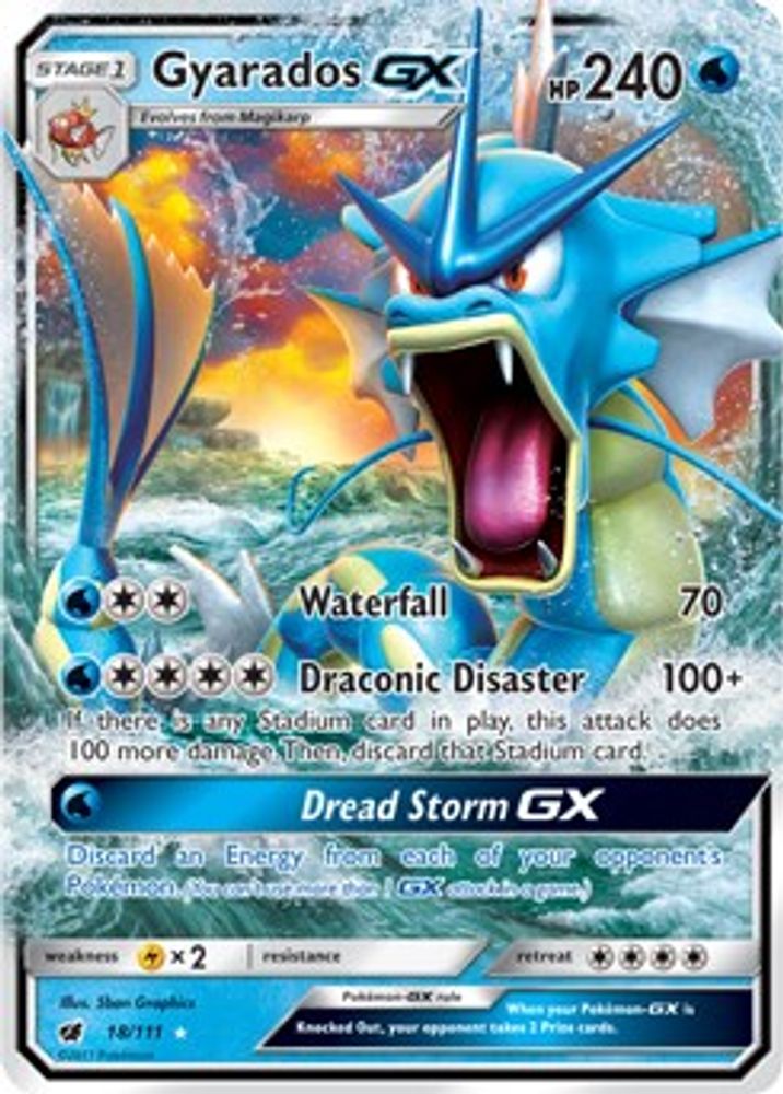 Gyarados GX (18/111) [Sun & Moon: Crimson Invasion]