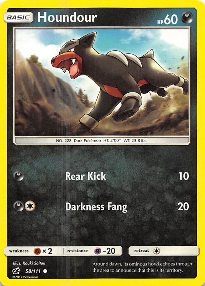 Houndour (58/111) [Sun & Moon: Crimson Invasion]