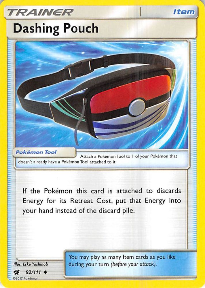 Dashing Pouch (92/111) [Sun & Moon: Crimson Invasion]