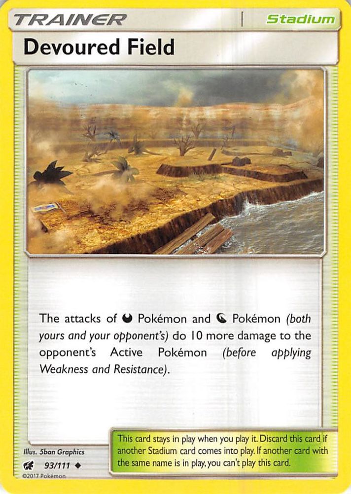 Devoured Field (93/111) [Sun & Moon: Crimson Invasion]