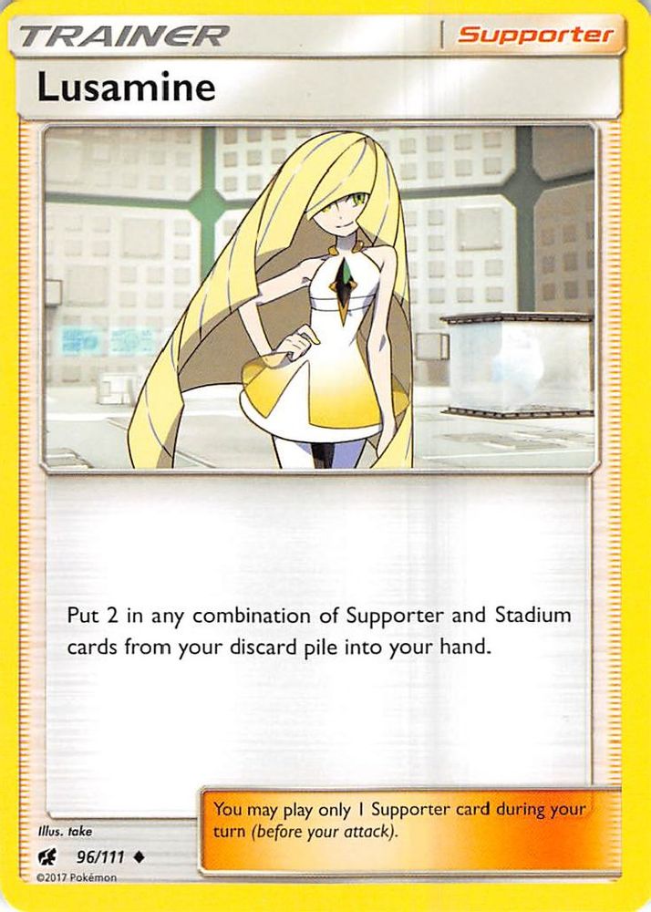 Lusamine (96/111) [Sun & Moon: Crimson Invasion]