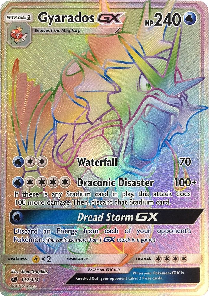 Gyarados GX (112/111) [Sun & Moon: Crimson Invasion]