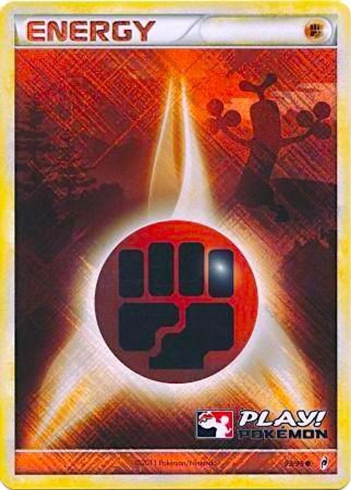 Fighting Energy (93/95) (Play Pokemon Promo) [HeartGold & SoulSilver: Call of Legends]