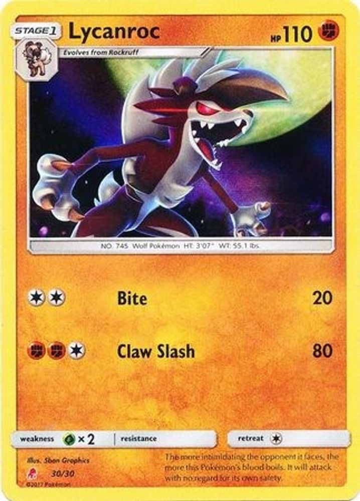 Lycanroc (30/30) [Sun & Moon: Trainer Kit - Lycanroc]