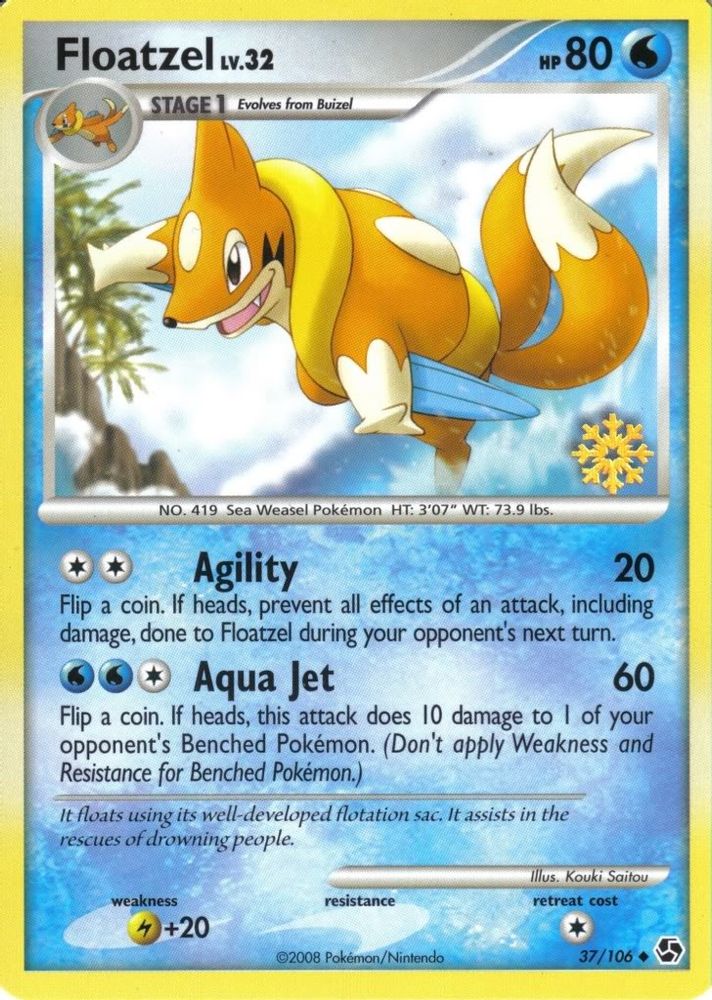 Floatzel (37/106) [Countdown Calendar Promos]