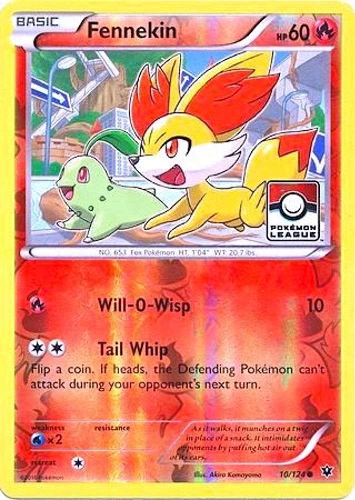 Fennekin (10/124) (League Promo) [XY: Fates Collide]