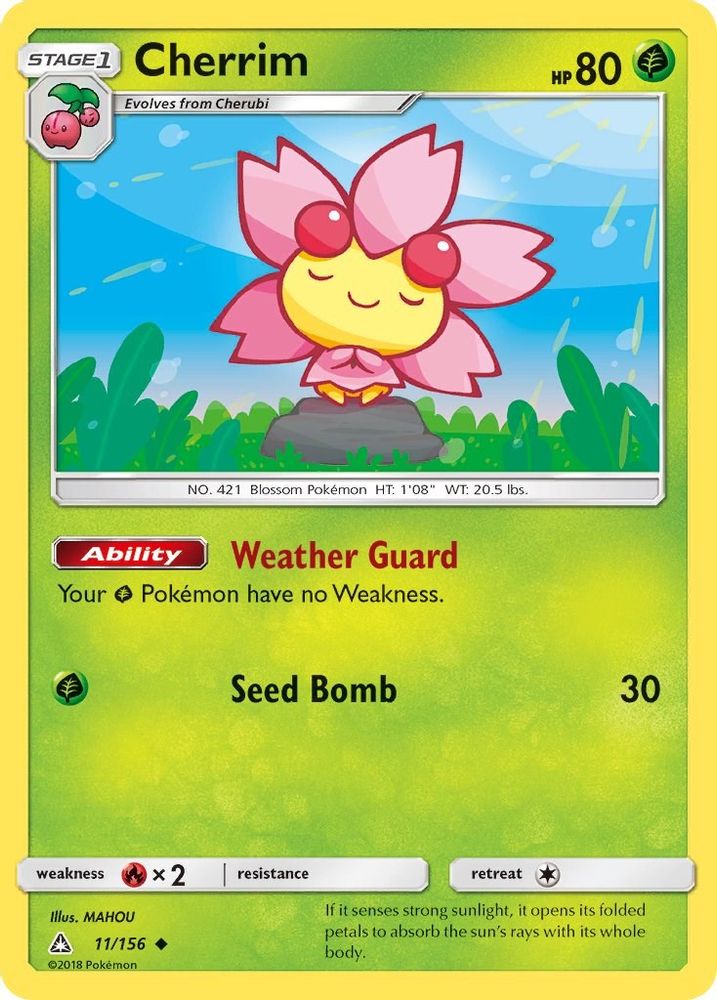 Cherrim (11/156) [Sun & Moon: Ultra Prism]