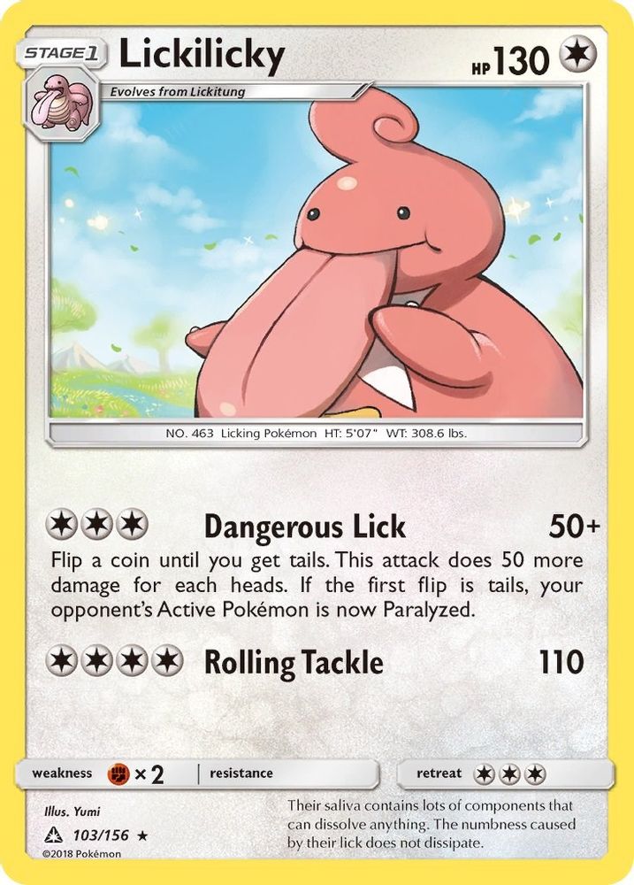 Lickilicky (103/156) [Sun & Moon: Ultra Prism]