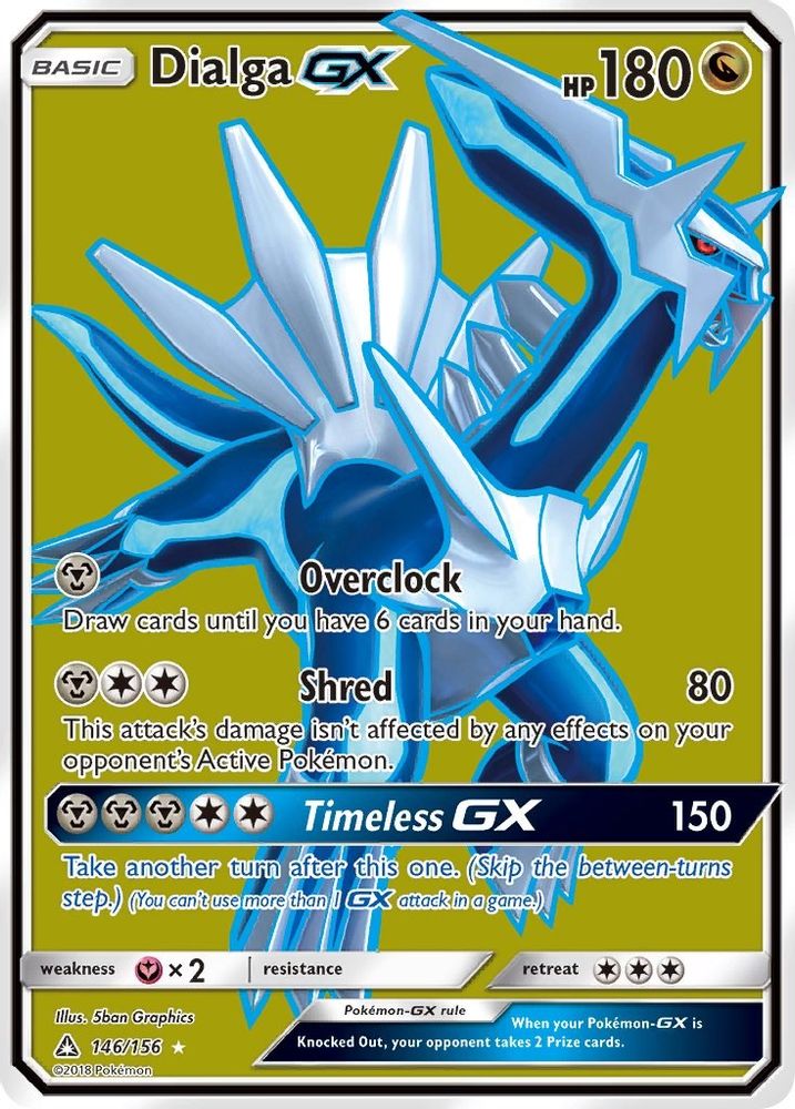 Dialga GX (146/156) [Sun & Moon: Ultra Prism]