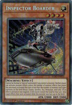 Inspector Boarder [EXFO-EN035] Secret Rare