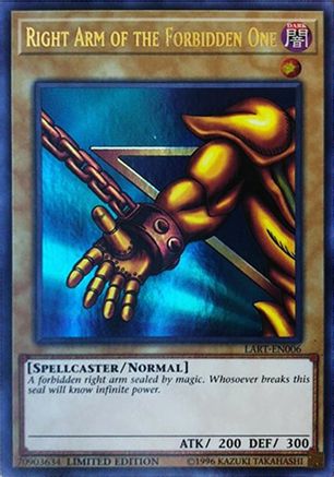 Right Arm of the Forbidden One [LART-EN006] Ultra Rare
