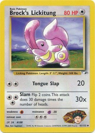 Brock's Lickitung (41/132) [Gym Heroes Unlimited]