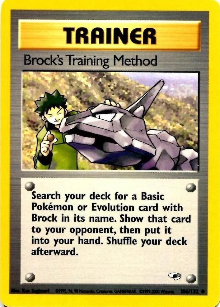 Brock's Training Method (106/132) [Gym Heroes Unlimited]