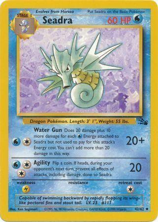 Seadra 042/062 - Unlimited Fossil - Uncommon