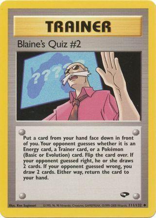 Blaine's Quiz #2 (111/132) [Gym Challenge Unlimited]