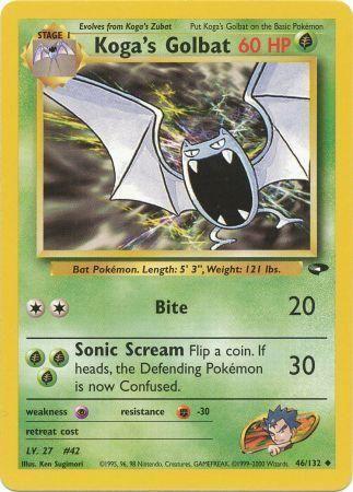 Koga's Golbat (46/132) [Gym Challenge Unlimited]
