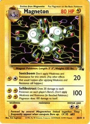 Magneton 026/062 - Unlimited Fossil - Rare