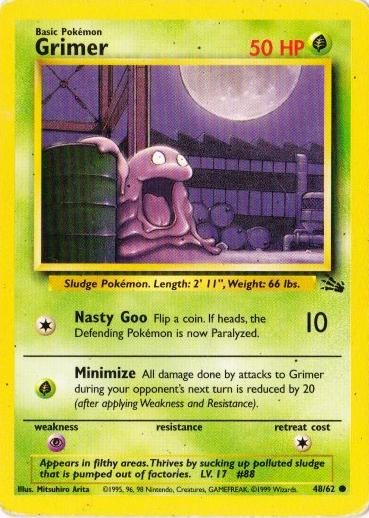 Grimer 048/062 - Unlimited Fossil - Common