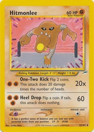 Hitmonlee (42/105) [Neo Destiny Unlimited]