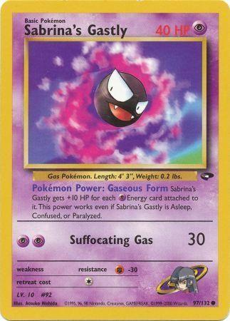 Sabrina's Gastly (97/132) [Gym Challenge Unlimited]