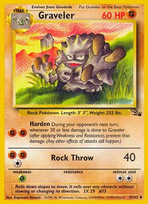 Graveler 037/062 - Unlimited Fossil - Uncommon
