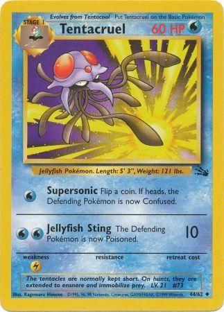 Tentacruel 044/062 - Unlimited Fossil - Uncommon