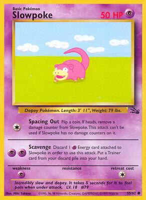 Slowpoke 055/062 - Unlimited Fossil - Common
