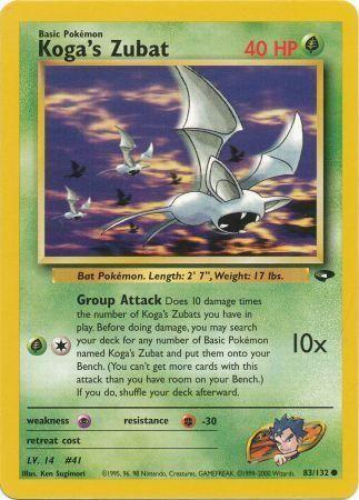 Koga's Zubat (83/132) [Gym Challenge Unlimited]