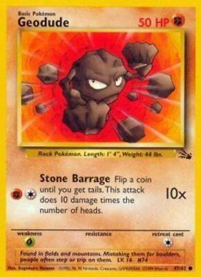 Geodude 047/062 - Unlimited Fossil - Common