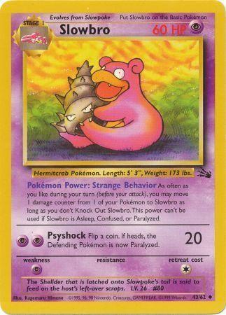 Slowbro 043/062 - Unlimited Fossil - Uncommon