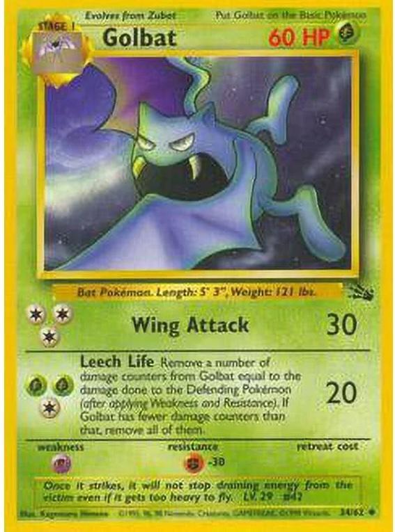 Golbat 034/062 - Unlimited Fossil - Uncommon