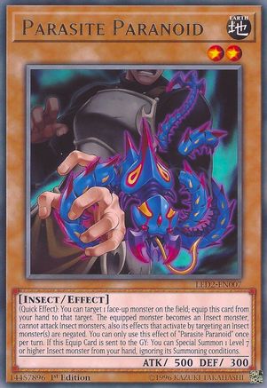 Parasite Paranoid [LED2-EN007] Rare