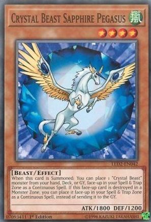 Crystal Beast Sapphire Pegasus [LED2-EN042] Common