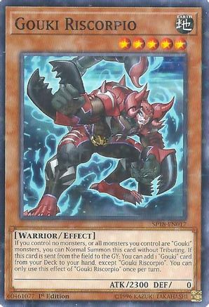 Gouki Riscorpio [SP18-EN017] Starfoil Rare