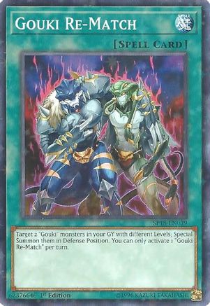 Gouki Re-Match [SP18-EN039] Starfoil Rare