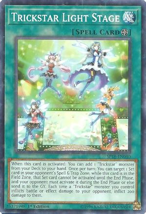 Trickstar Light Stage [SP18-EN040] Starfoil Rare