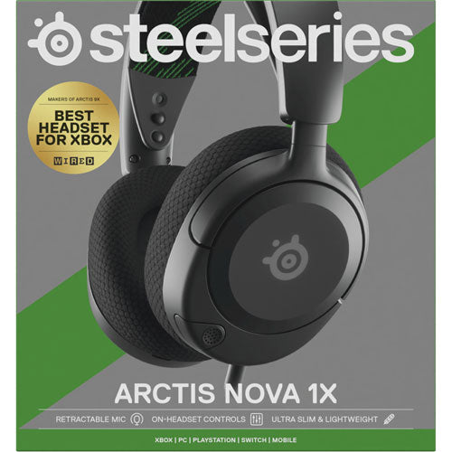 SteelSeries Arctis Nova 1X Gaming Headset - Black