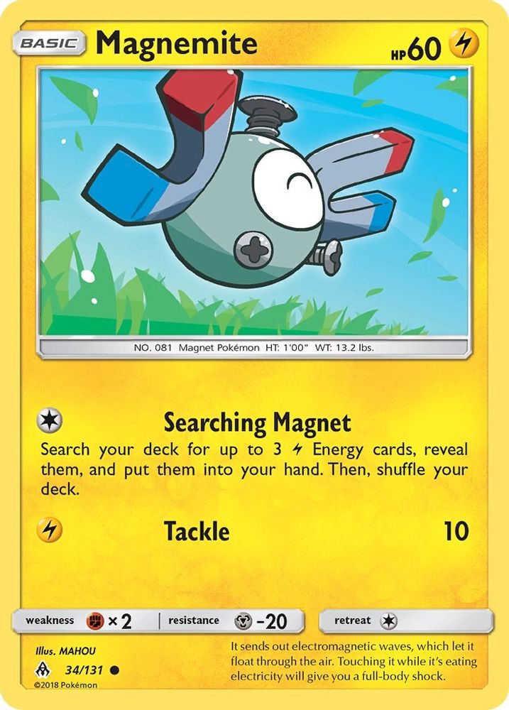 Magnemite (34/131) [Sun & Moon: Forbidden Light]