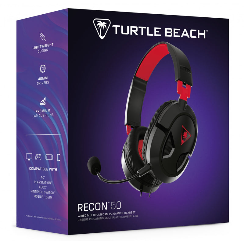 Turtle Beach Recon 50 Wired Gaming Headset at GT Games Buy and